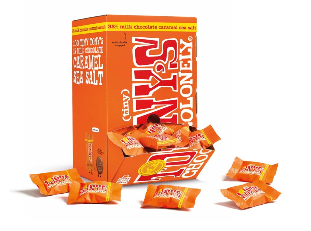 Tiny Tony's Chocolonely | Milk caramel sea salt