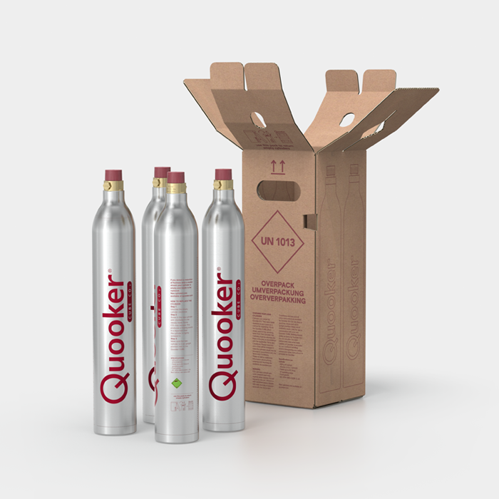 Quooker CO2 bottles (4 pieces) (incl. shipping)