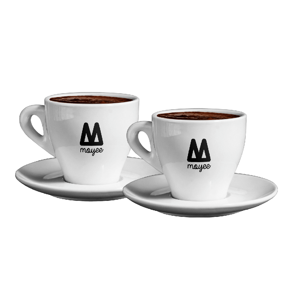 Espresso Cups (9 cl) + Saucer (6 pcs)