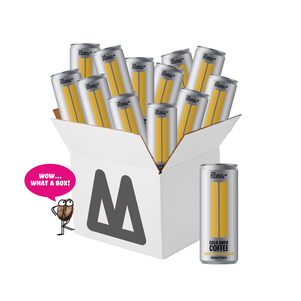 Cold Brew Coffee - Toasted Coconut Latte 12x250ml