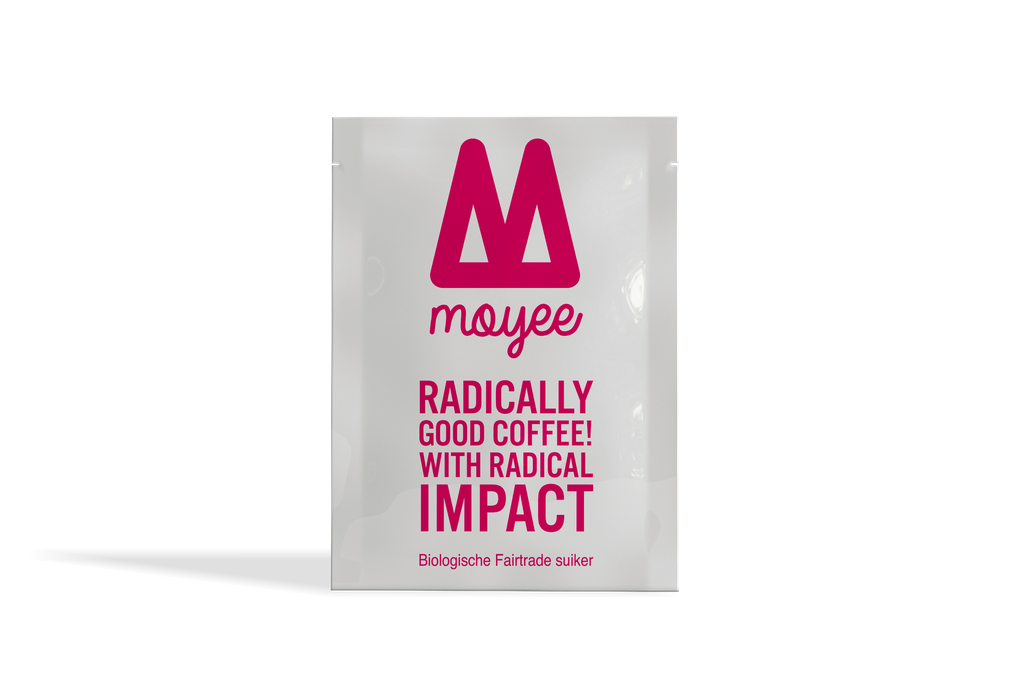 Moyee Coffee Rietsuiker Zakje Bio-FT 1000x4g