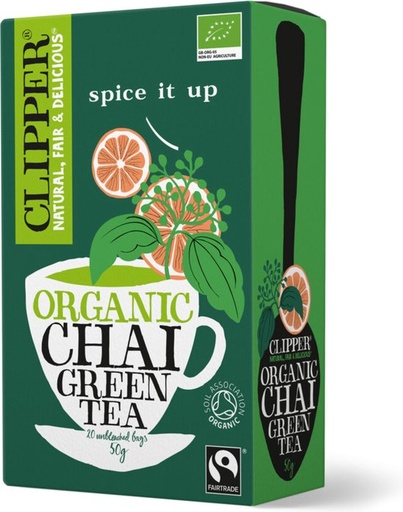 [CLIPTEACHAI] Clipper / Green Tea Chai BIO