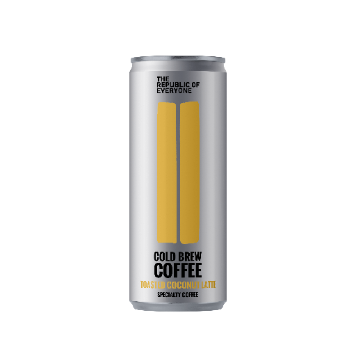 [CB-LATTE] Cold Brew Coffee - Toasted Coconut Latte