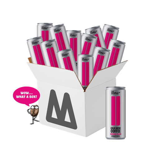 [BOX12CB-BLACK] Cold Brew Coffee - Original Black 12x250ml